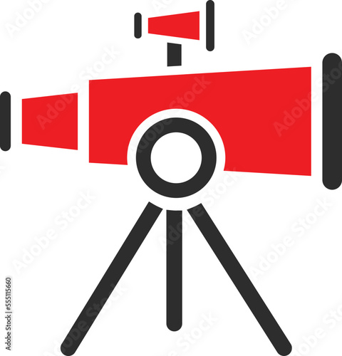 Telescope Vector Icon
