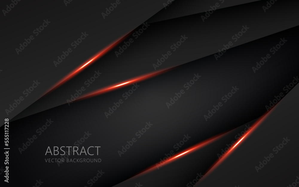 abstract light orange black space frame layout design tech triangle concept gray texture background. eps10 vector