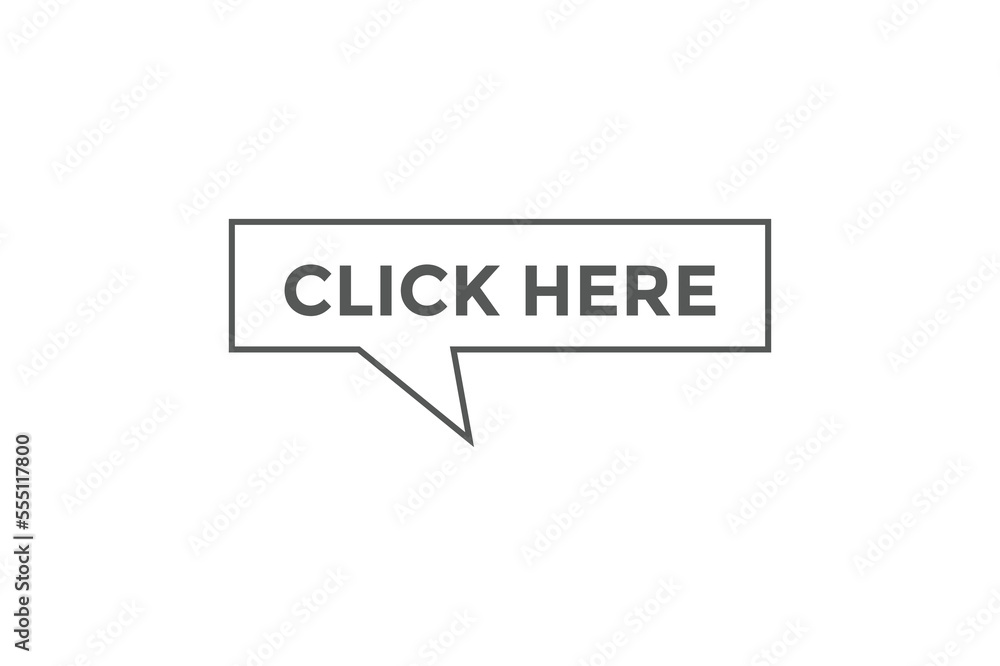 Obraz premium Click here button web banner templates. Vector Illustration 