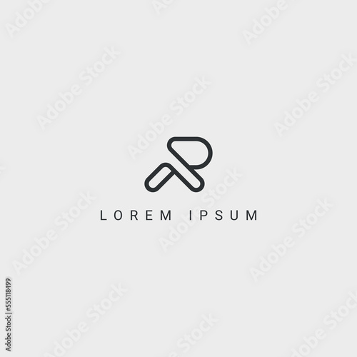 Initial Creative Letters AR, RA Logo Monogram Icon Vector.