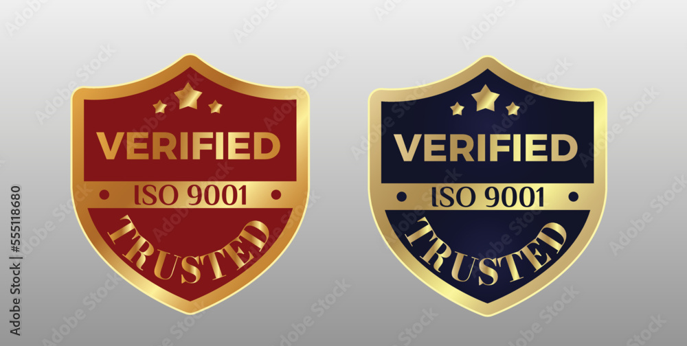 Verified, Trusted, Satisfaction, Guarantee Badge, emblem, banner, Insignia, gold badge