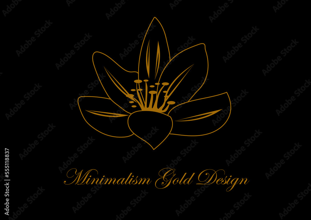 Vector minimalistic illustration in black and gold design with empty space for text. Elegant. For invitations, congratulations, business cards. Vector minimalistic illustration in black and gold design with empty space for text. Elegant. For invitations, congratulations, business cards.
