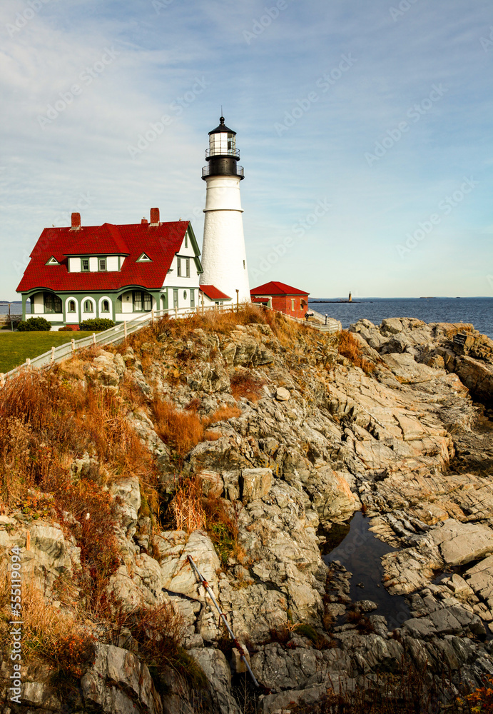 Portland Headlight lighthouse in Maine.