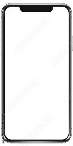 Smartphone mock up template isolated png