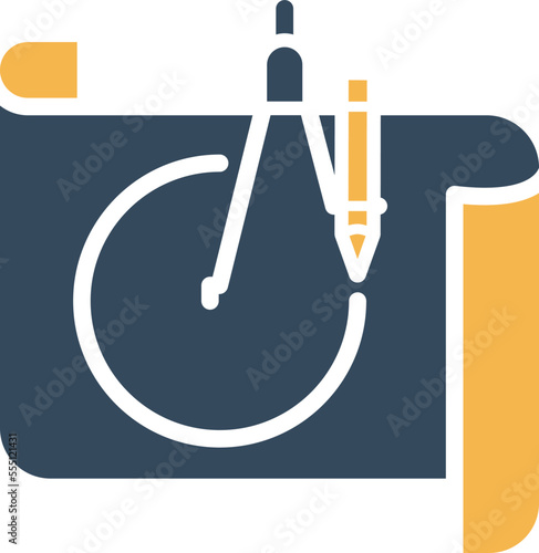 Construction map Vector Icon
