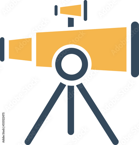Telescope Vector Icon
