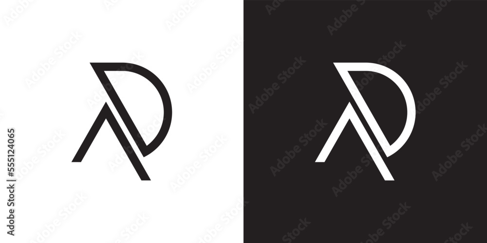 Minimal DR logo. Icon of a RD letter on a luxury background. Logo idea ...