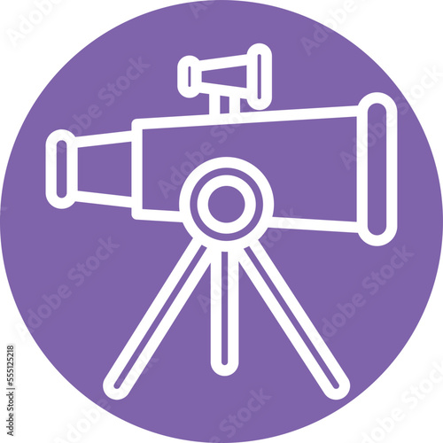Telescope Vector Icon
