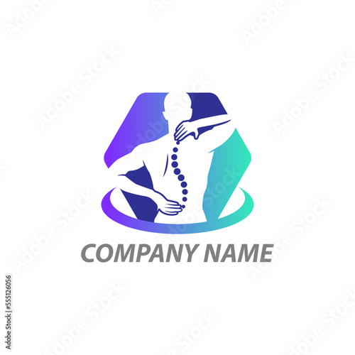 Spine pain in sacral and cervical region, human holding his back in area pain.