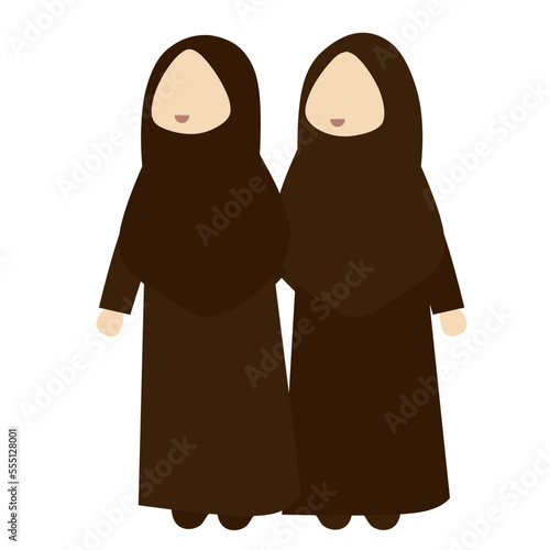 Muslim Twins Girls