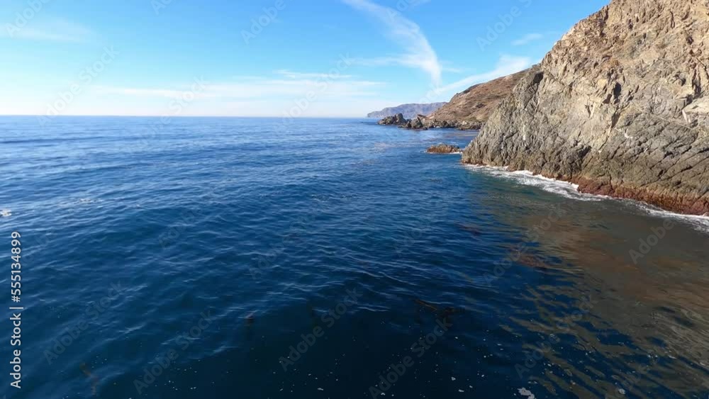 A fast, low flying perspective over the rocky coastline of Catalina Island. Helicopter GoPro footage. Longer segments may be available upon request. A fast, low flying perspective over the rocky coastline of Catalina Island. Helicopter GoPro footage. Longer segments may be available upon request.