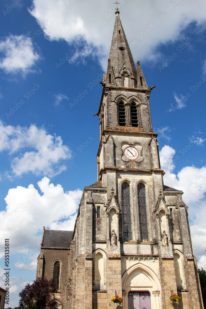 Tiffauges. Eglise Notre-Dame de l'Assomption, Vendée, Pays de la Loire Tiffauges. Eglise Notre-Dame de l'Assomption, Vendée, Pays de la Loire