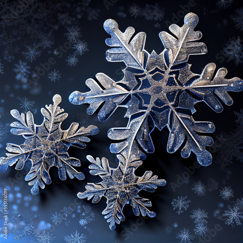 cold winter background with...