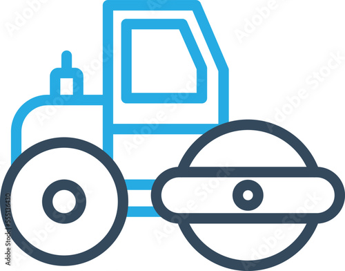 Construction roller Vector Icon

