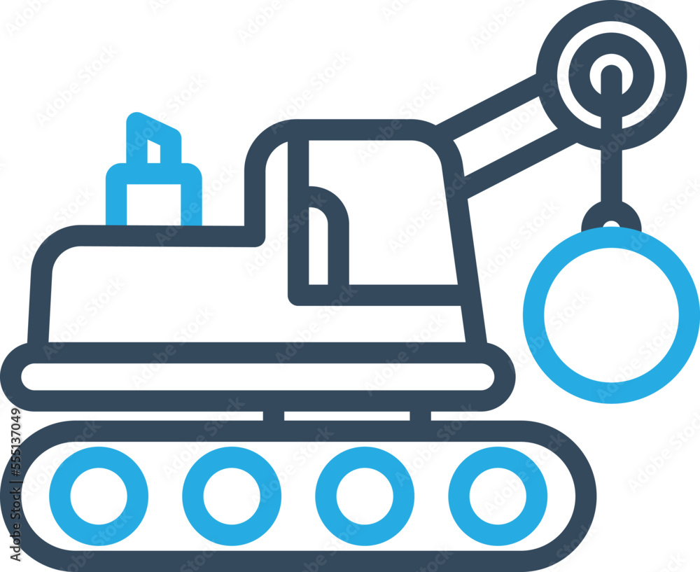 demolish machine Vector Icon
demolish machine Vector Icon