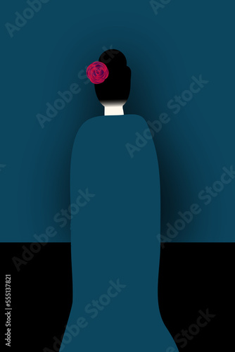 Portrait of a Lady in Blue 