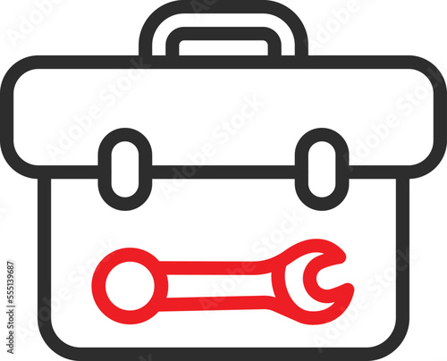 Repairing Tools Box Vector Icon  © BinikSol