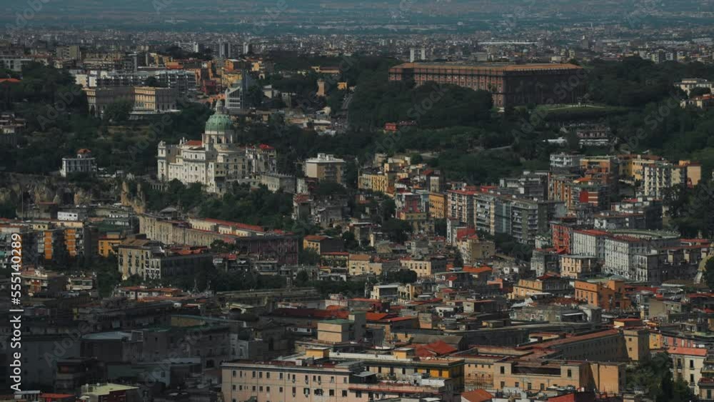 View of the Capodimonte residential area of Naples, Italy. View of the Capodimonte residential area of Naples, Italy.