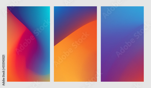 gradient color vector art design background	
