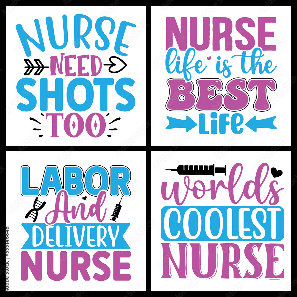 Nurse SVG Bundle T shirt design vector file Nurse SVG Bundle T shirt design vector file