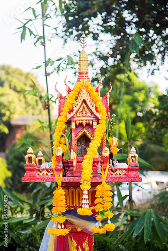 Detail of the Spirit house ...