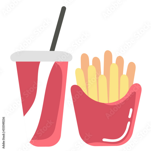 FAST FOOD flat icon