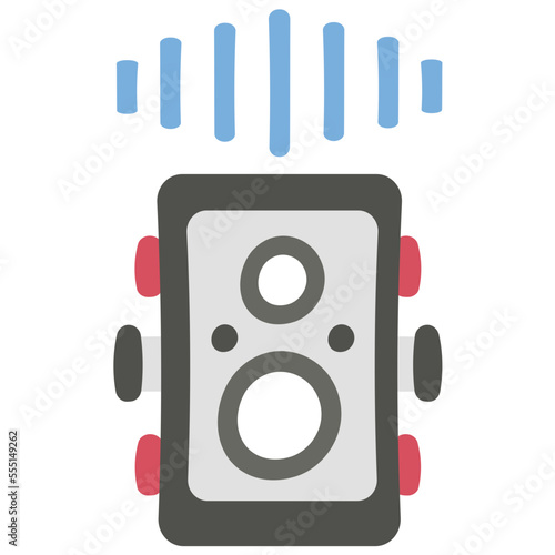 LOUDSPEAKER flat icon