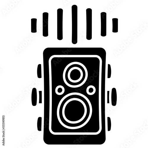 LOUDSPEAKER glyph icon