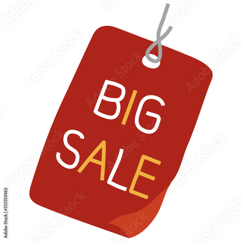 BIG SALE flat icon