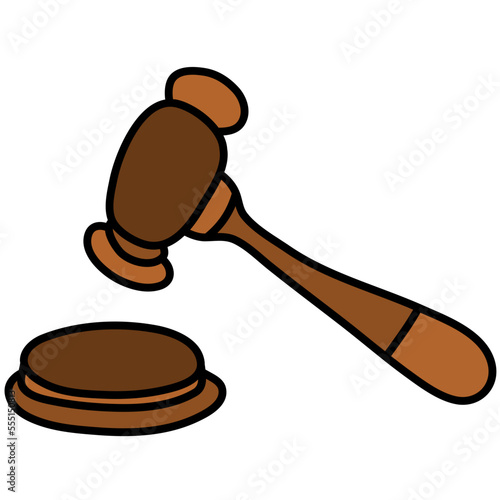 AUCTION filled outline icon