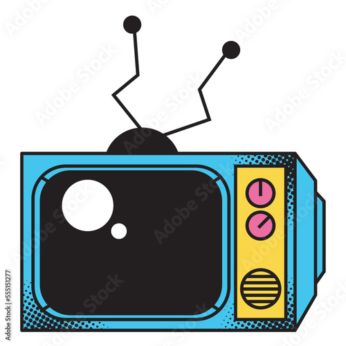 tv pop art style