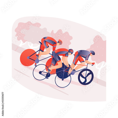 Cycling Tour Race Composition