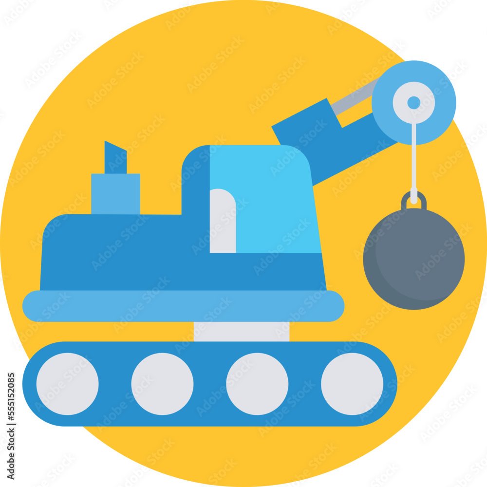 demolish machine Vector Icon
demolish machine Vector Icon