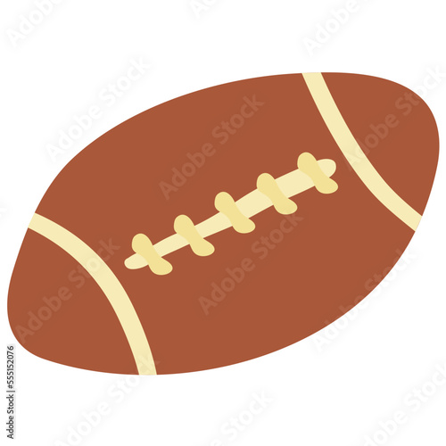RUGBY BALL flat icon