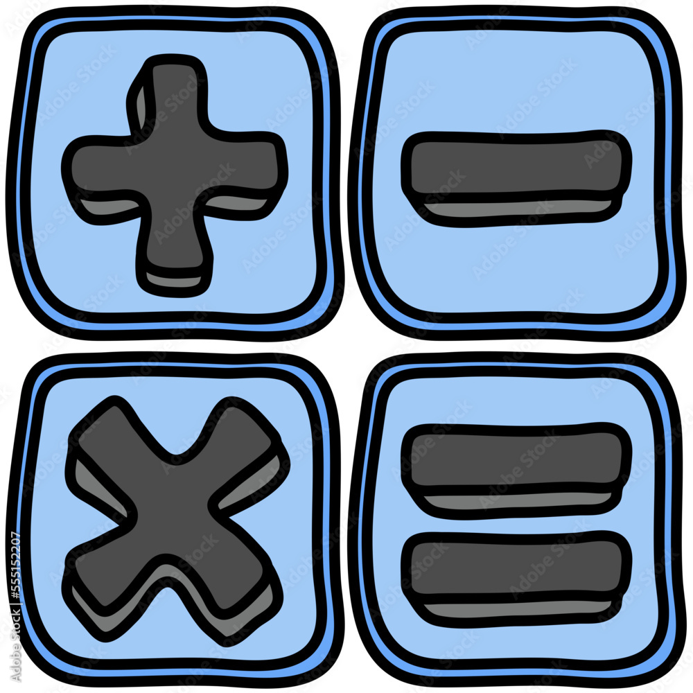 Fototapeta premium CALCULATOR filled outline icon