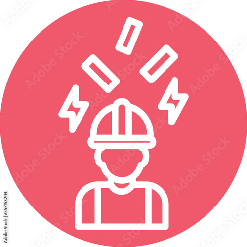 Injured Employee Vector Icon
