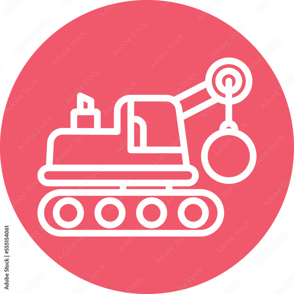 demolish machine Vector Icon
demolish machine Vector Icon