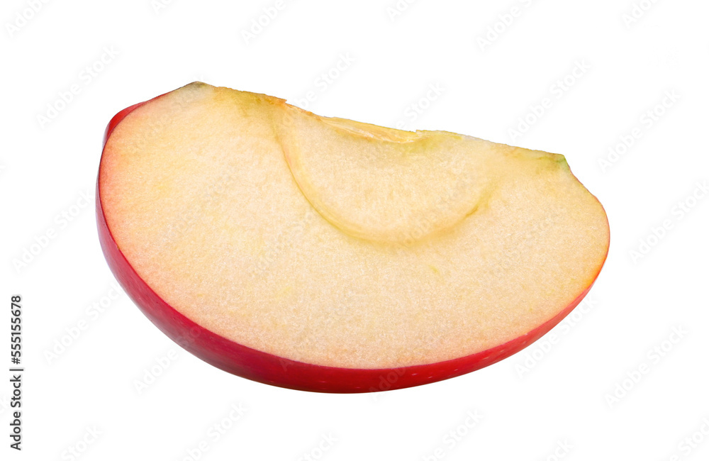 red apple slice isolated on transparent png red apple slice isolated on transparent png