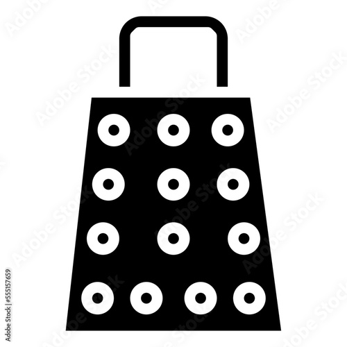 CHEESE GRATER glyph icon