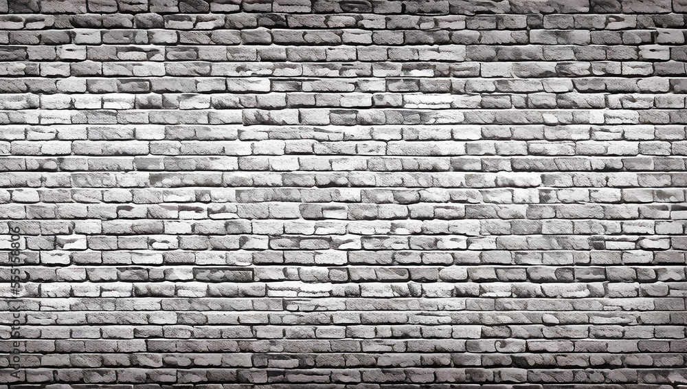 Obraz premium 白いレンガ壁の背景 テクスチャ