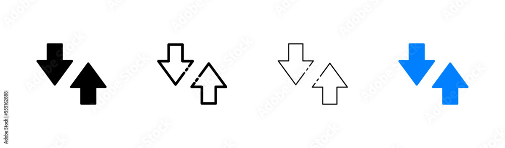 Pairing devices flat icons set. Arrows, connection, synchronization, network, devices, electronics, file transfer, data, information. Technology concept. Vector flat icons set on a white background Pairing devices flat icons set. Arrows, connection, synchronization, network, devices, electronics, file transfer, data, information. Technology concept. Vector flat icons set on a white background