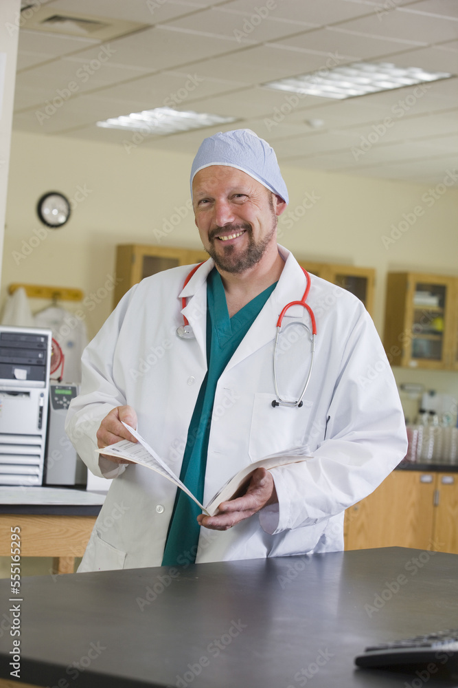 Portrait of a male doctor smiling Portrait of a male doctor smiling