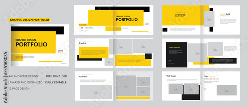Graphic Designer portfolio/Catalogs template for your business photo