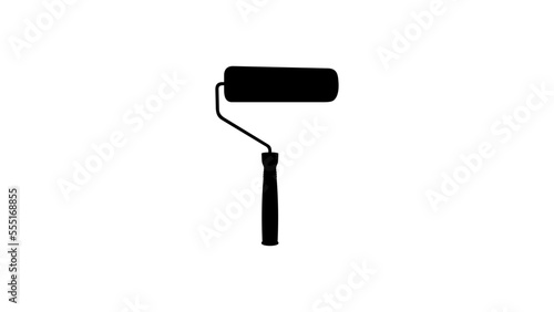 Paint Roller silhouette
