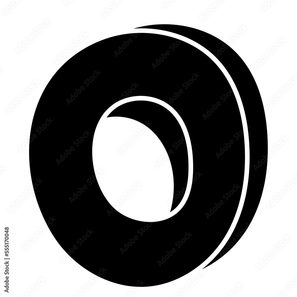 NUMBER ZERO glyph icon NUMBER ZERO glyph icon