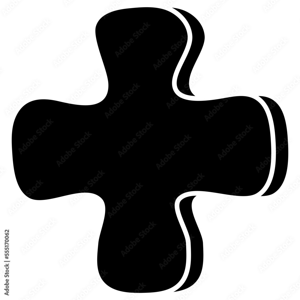 Obraz premium PLUS glyph icon