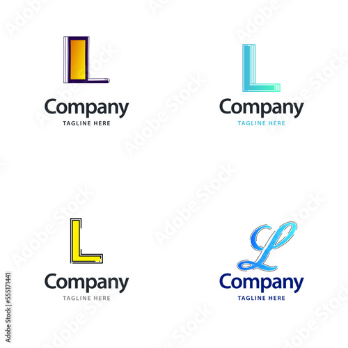 Letter L Big Logo Pack Design Creative Modern logos design for your business