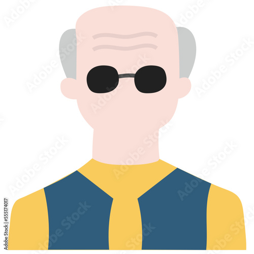 OLD MAN flat icon