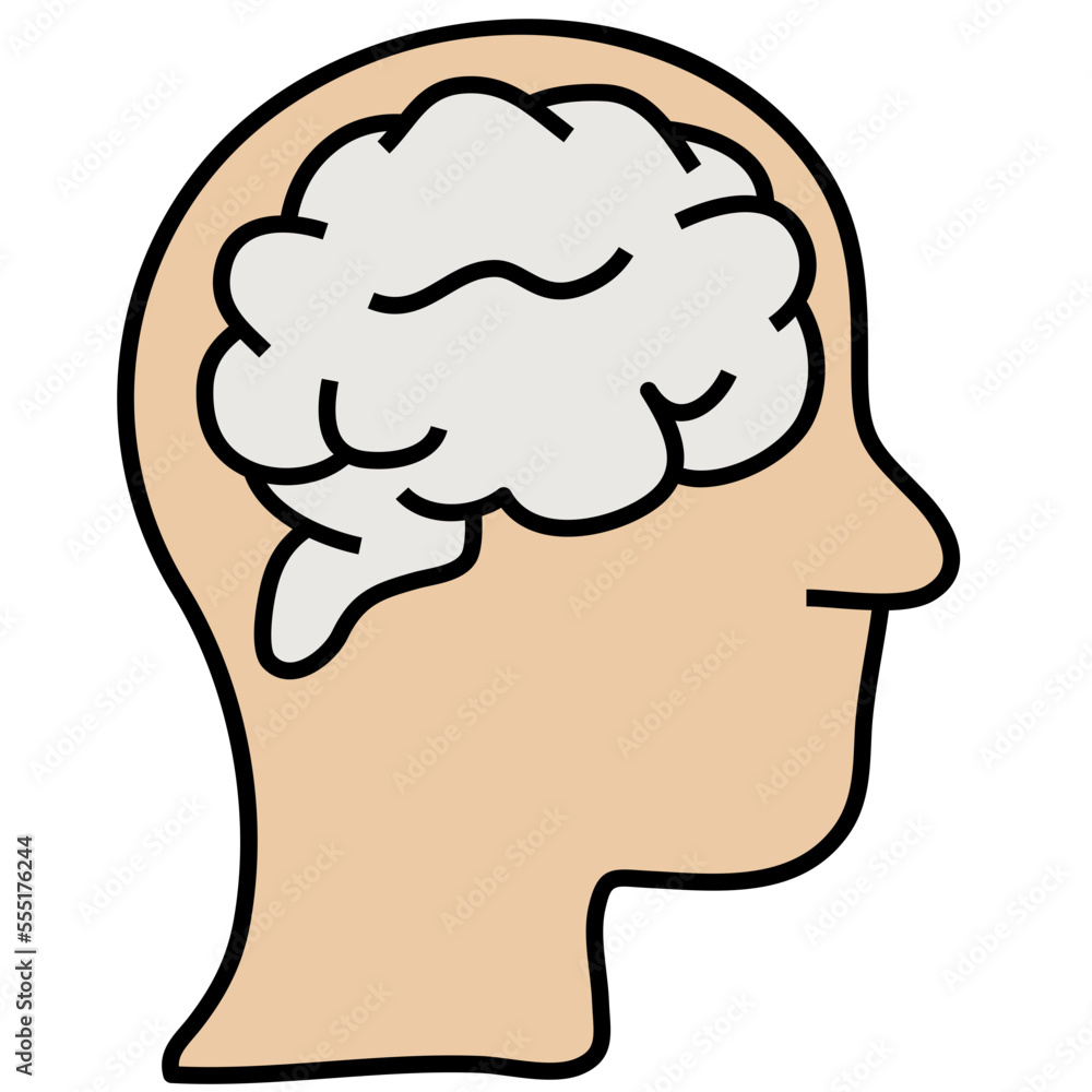 THINKING filled outline icon THINKING filled outline icon