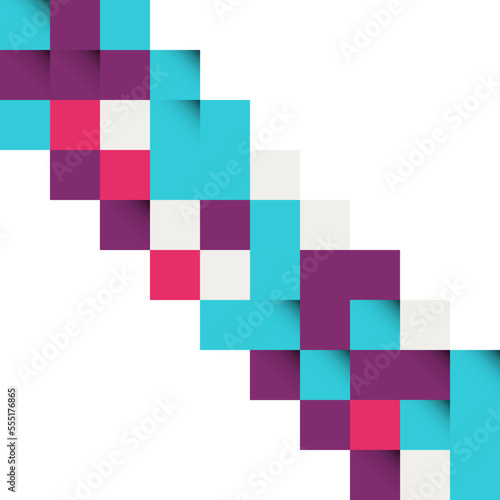 Add visual interest to your design with this purple and turquoise vector background